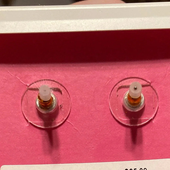 BETSEY JOHNSON Halloween Sparkly Glitter Jack O’ Lantern Pumpkin Earrings NWT - Picture 5 of 5